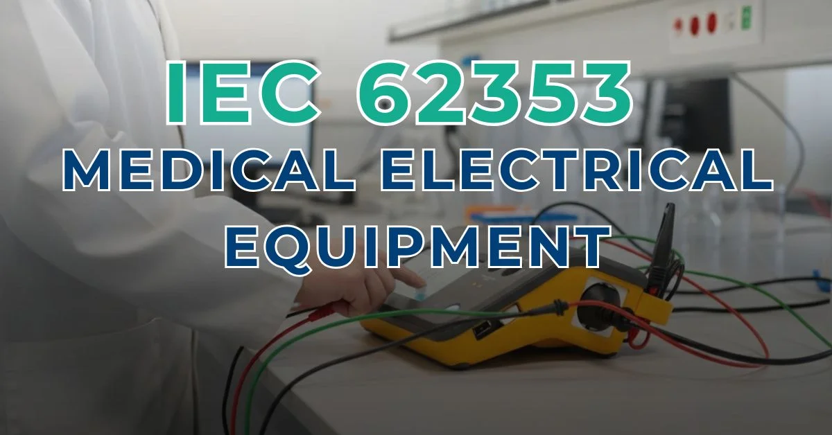 IEC 62353 medical electrical equipment portada IEC 62353 medical electrical equipment