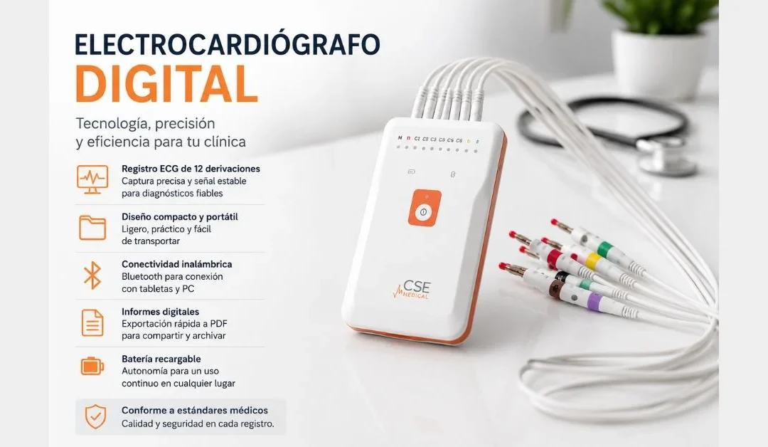Electrocardiógrafo digital: ventajas, usos y qué revisar antes de comprar, guía esencial en 2026