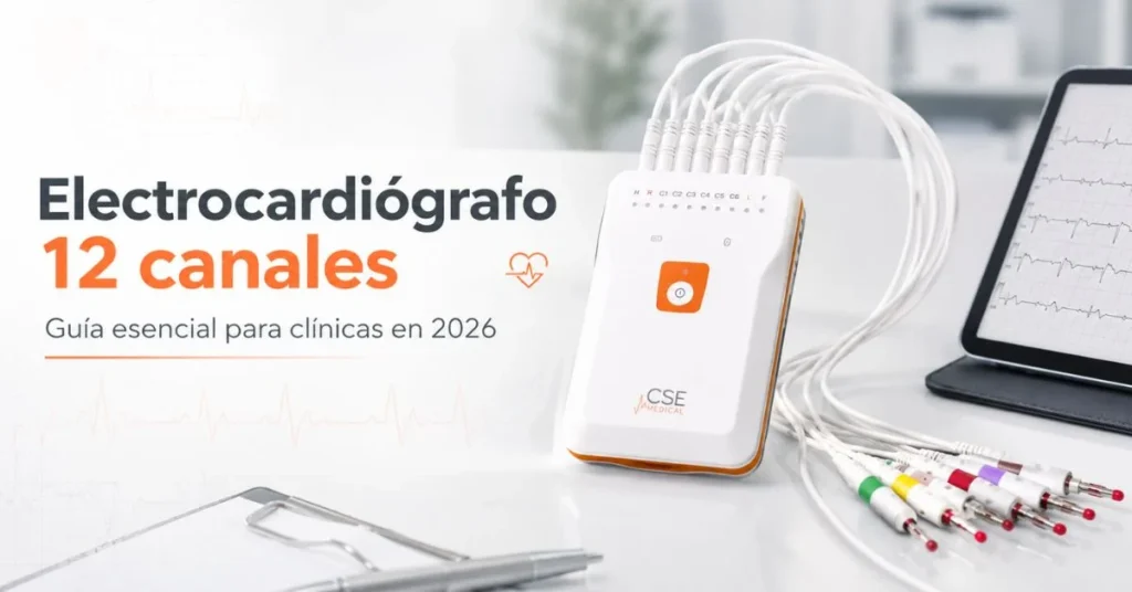 Electrocardiógrafo 12 canales