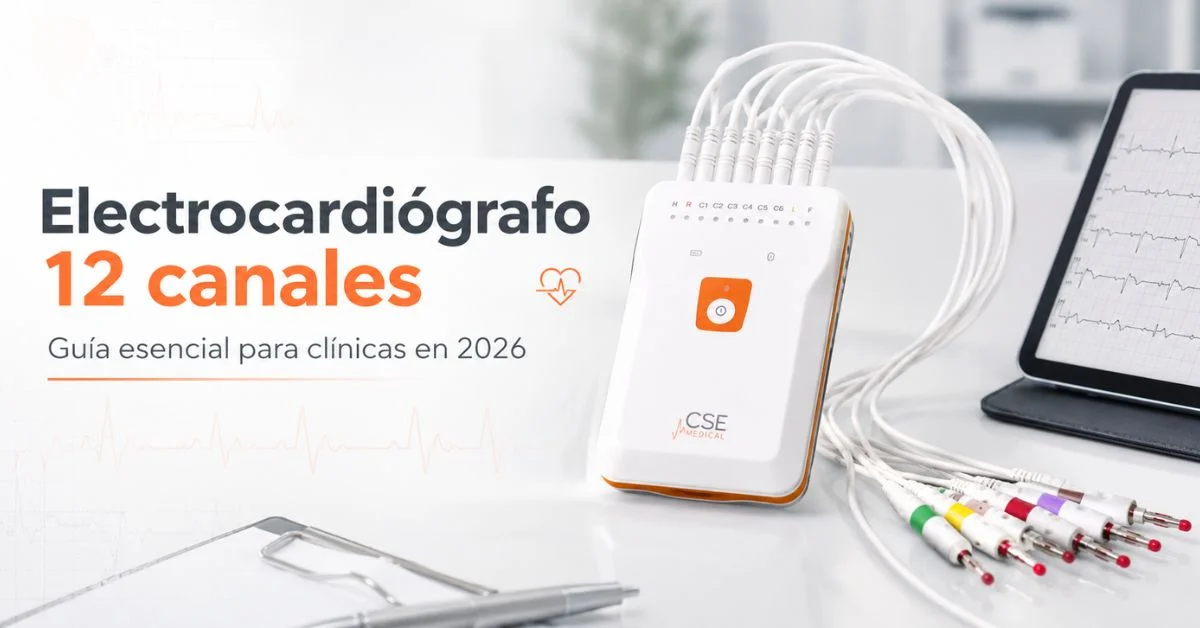 Electrocardiógrafo 12 canales